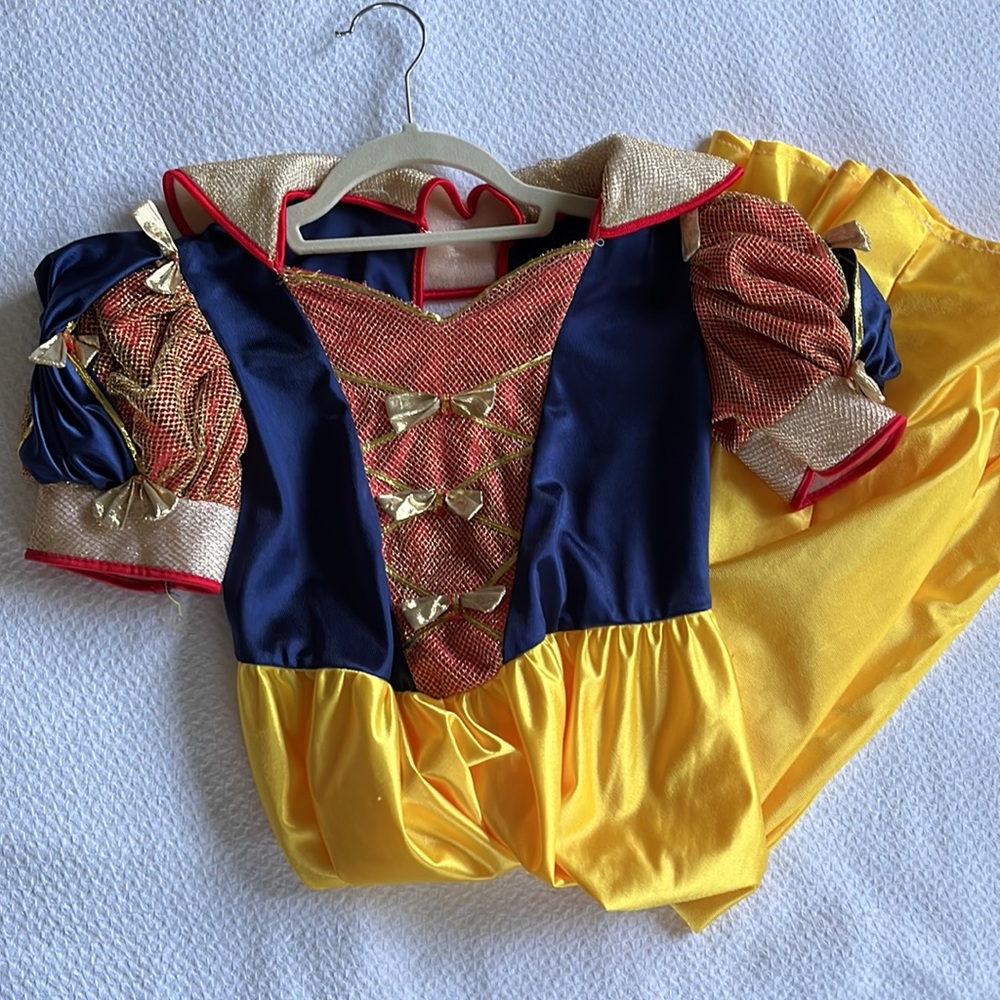 Homemade Disney Snow White Costume, Approximately Size 8-10.